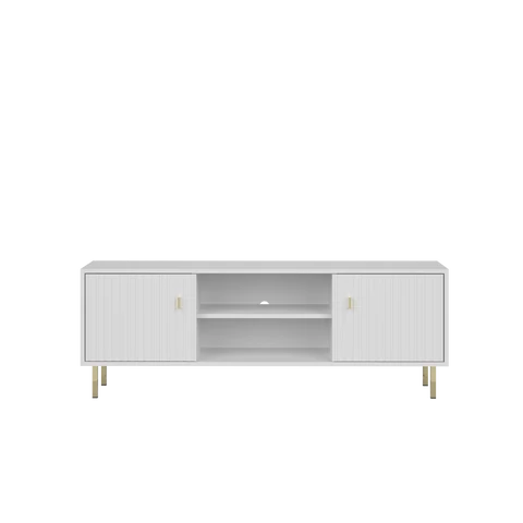 Piano Tv szekrény 2D fehér