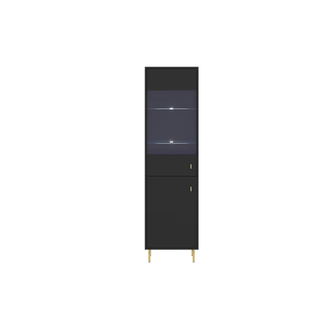 Piano vitrin REG2D fekete