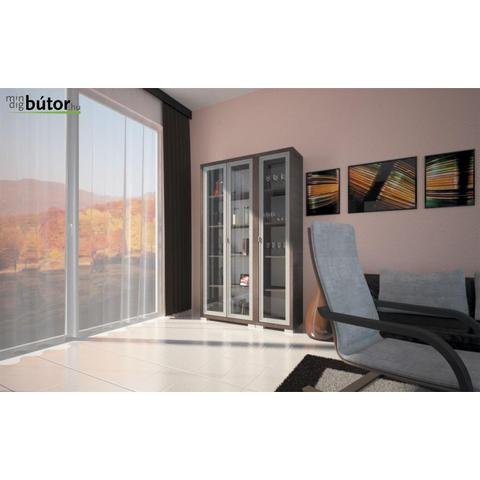 Vitrines polcos elem 80cm