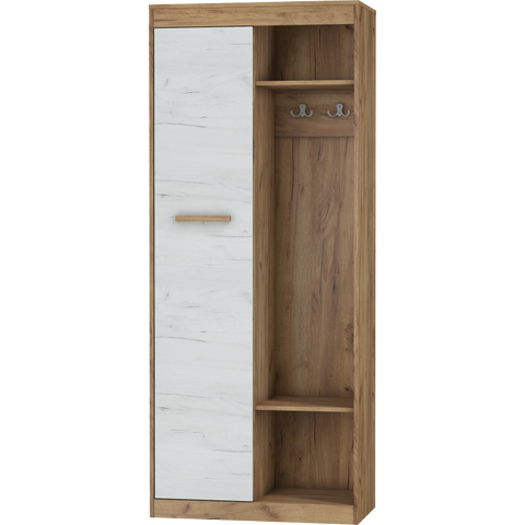 MAXIMUS 36 előszobaszekrény craft arany craft fehér