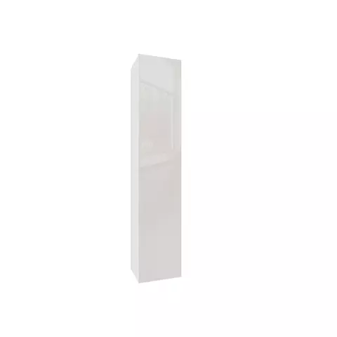IZUMI 24 WH magasfényű fehér fali polcos szekrény 175 cm