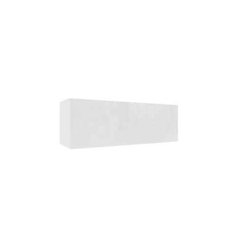 IZUMI 32 WH magasfényű fehér polcos szekrény 105 cm