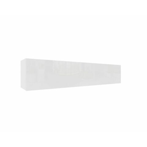 IZUMI 34 WH magasfényű fehér polcos szekrény 175 cm
