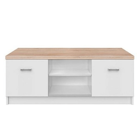 RTV asztal 2d DTD laminált fehér tölgy sonoma TOPTY
