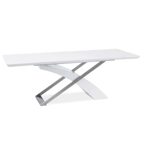 Étkezőasztal  fehér extra  magasfényű fehér HG KROS