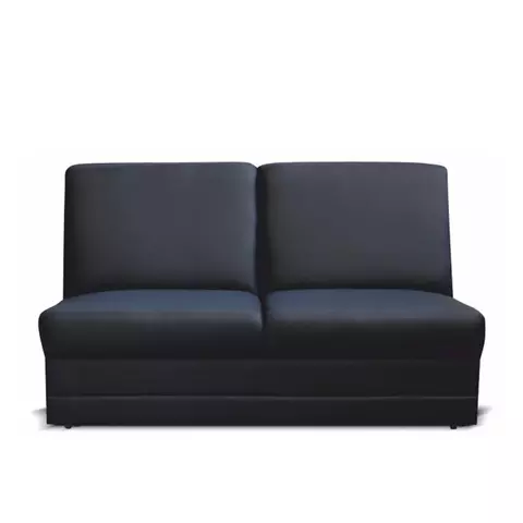 3-személyes kanapé műbőr fekete BITER 3 BB