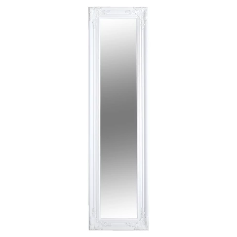 MALKIA TYP 8 Tükör elegáns fakerettel fehér színben
