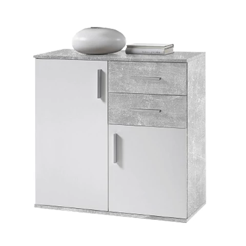Komód fehér beton POPPY 4