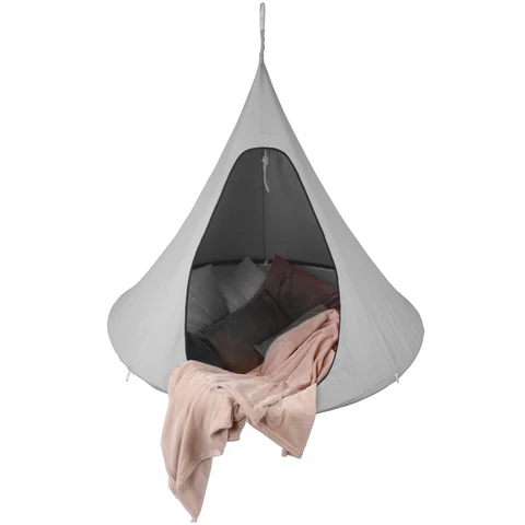 Függő fotel világosszürke KLORIN NEW BIG SIZE CACOON HAMMOCK