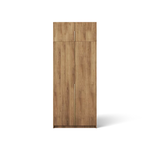 Bregma II felső szekrényelemmel Nyílóajtós szekrény, Artisan (100x250)-AG