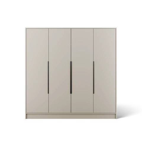 Palladio 200 nyílóajtós gardróbszekrény, Kasmír (200x200)