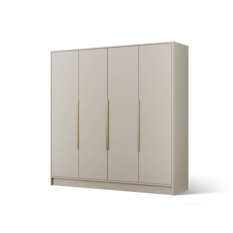 Palladio 200 nyílóajtós gardróbszekrény, Kasmír (200x200)