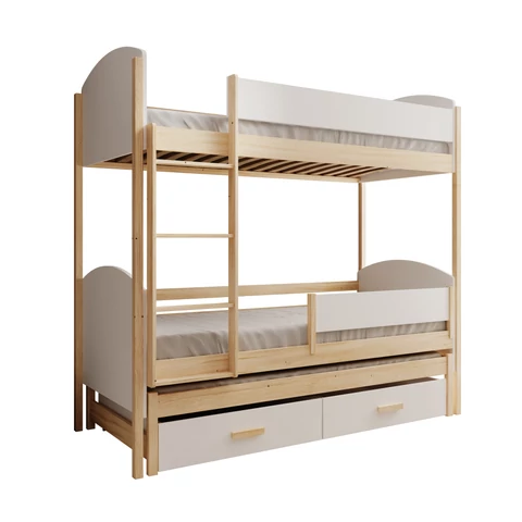 ADRK Furniture Leia háromszemélyes gyerekágy 200x90 matraccal
