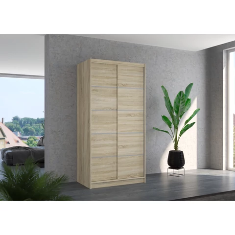 ADRK Furniture Tolóajtós szekrény RIVA 100