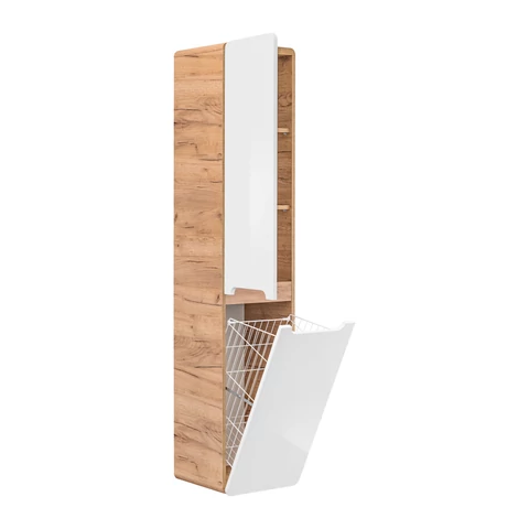 Magas szekrény Aruba White, 35 cm
