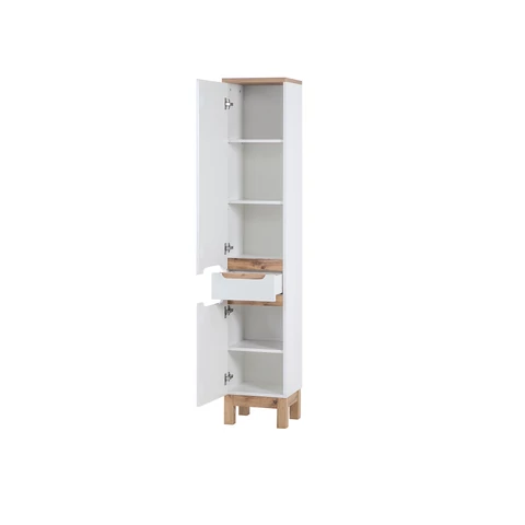 Magas szekrény Bali White, 35 cm