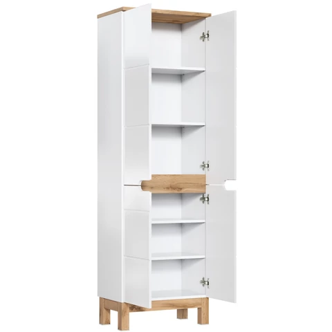 Magas szekrény Bali White, 60 cm
