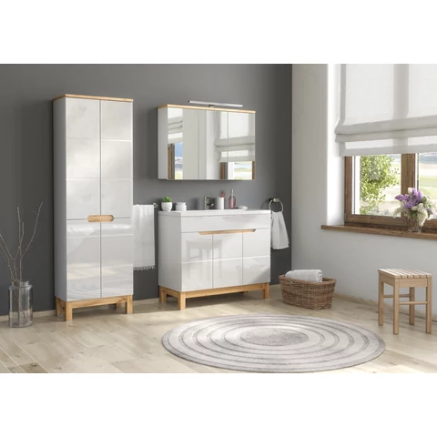 Mosdó alá szekrény Bali White, 100 cm