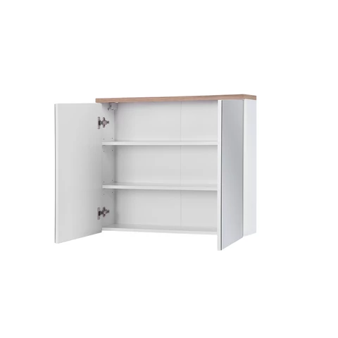 Tükrös szekrény Bali White, 80 cm