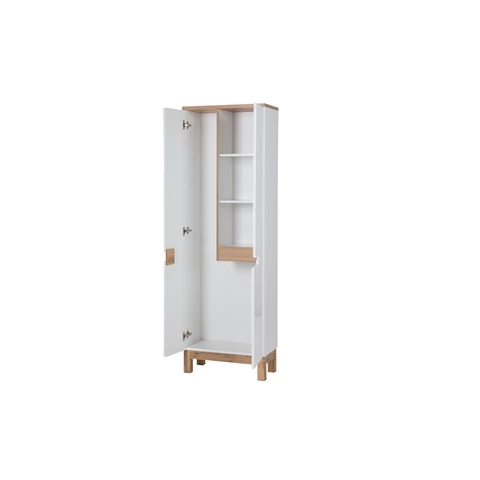 Magas szekrény Bali White, 60 cm