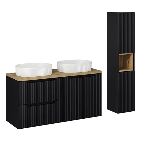 Bútorszett Nova Black, 120 cm