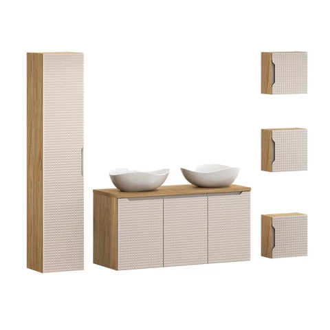 Bútorszett Luxor Beige, 120 cm