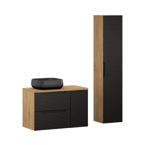 Bútorszett Luxor Black, 90 cm