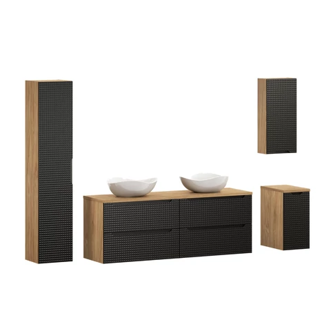 Bútorszett Luxor Black, 160 cm