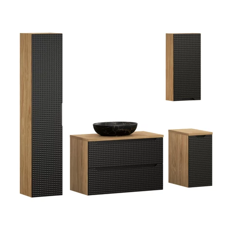 Bútorszett Luxor Black, 90 cm