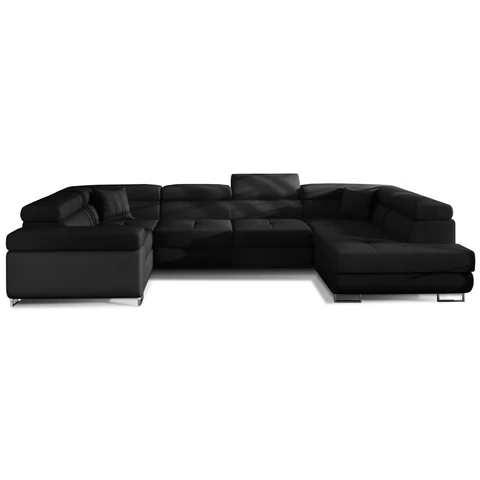 Letto ülőgarnitúra, jobb, fekete