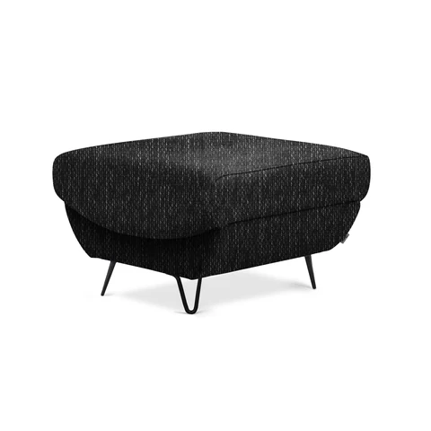 Silva pouf puff, fekete