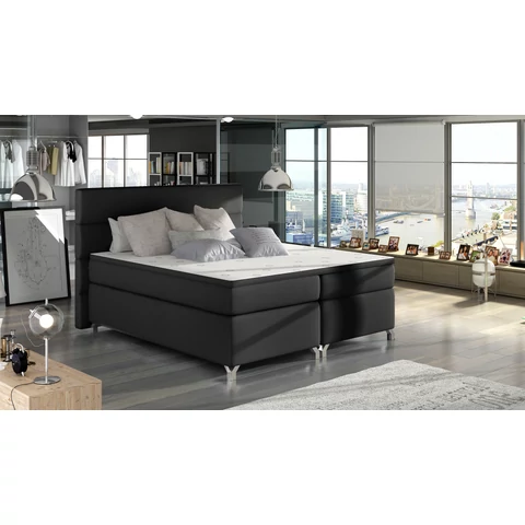 Amadeo 160x200 boxspring ágy  fekete