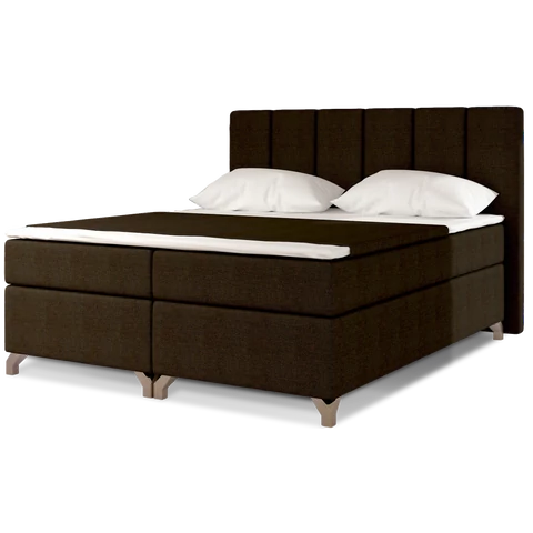 Basilio 140x200 boxspring ágy  barna