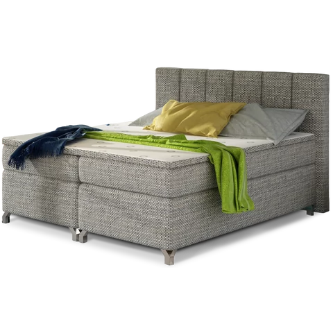 Basilio 180x200 boxspring ágy  szürke