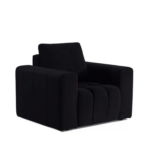 Lazaro 1f fotel, fekete