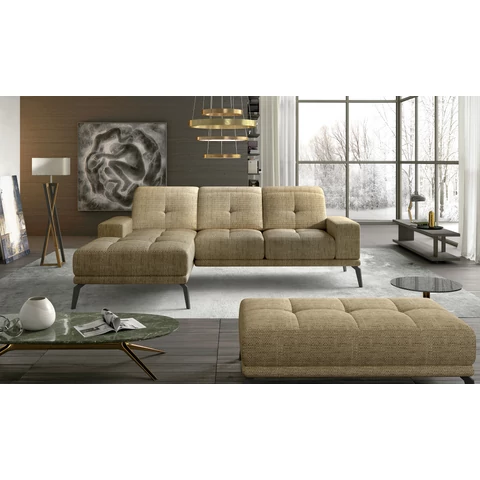 Corner torrense + pouf lounge ülőgarnitúra szett, bézs