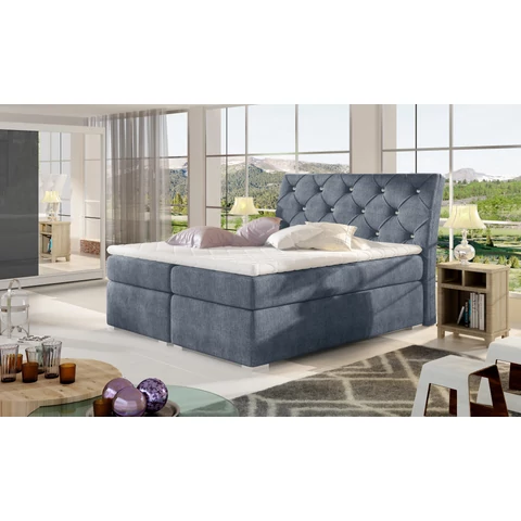 Balvin 140x200 boxspring ágy  kék