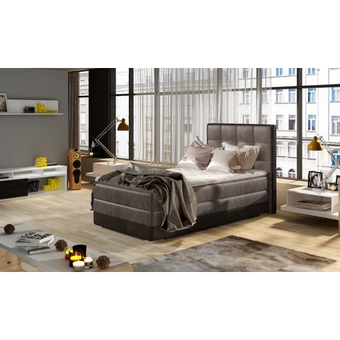 Aster 90x200 boxspring ágy  sötétbarna