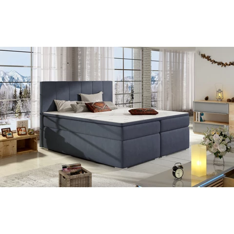 Bolero 160x200 boxspring ágy  kék