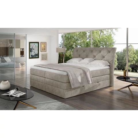 Mirabel 180x200 boxspring ágy  bézs