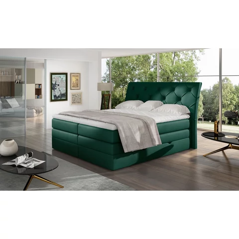 Mirabel 180x200 boxspring ágy  zöld