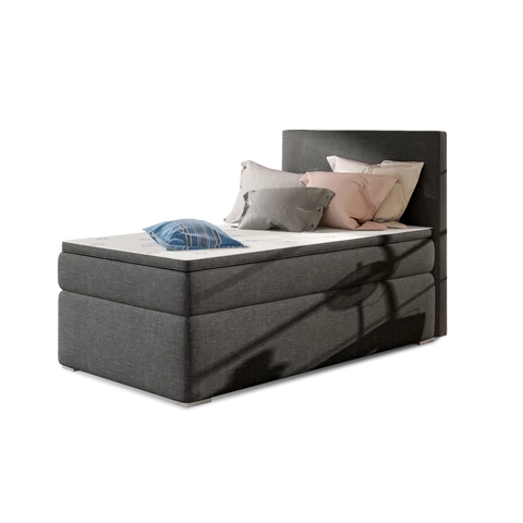 Rocco 90x200 boxspring ágy  szürke