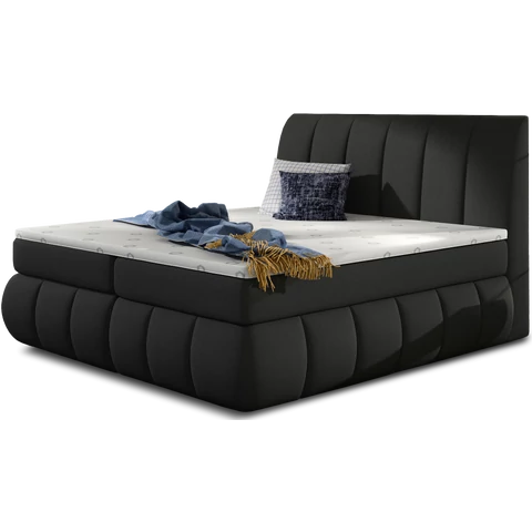 Vincenzo 180x200 boxspring ágy  fekete
