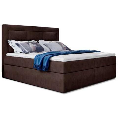 Vivre 160x200 boxspring ágy  sötétbarna