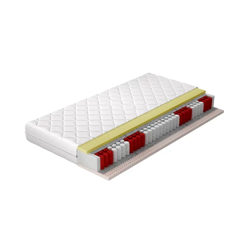 Palmo zsebmatracok 90x200 hipoallergén huzat matrac, fehér