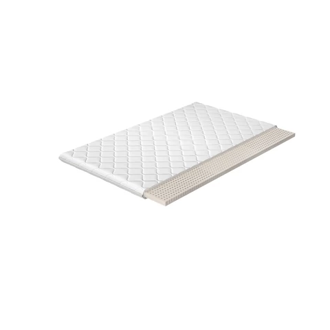 Topper latex 160x200 hipoallergén huzat matrac, fehér