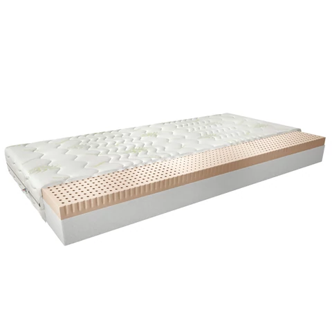 Latex matracok moska 90x200 aloevera matrac, fehér