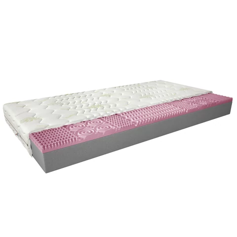 Lauren hab matracok 120x200 aloevera matrac, fehér