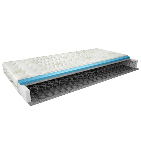 Bonnell matracok omini 90x200 aloevera matrac, fehér