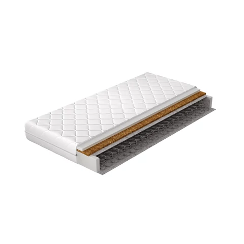 Bonnell matrasses ola 160x200 hipoallergén huzat matrac, fehér